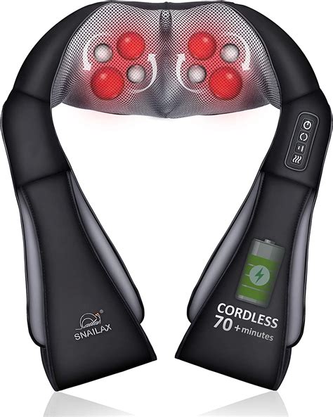 Relieve muscle spasms, tension, and soothe sore muscles in your back, neck, and shoulders. . Amazon back massager